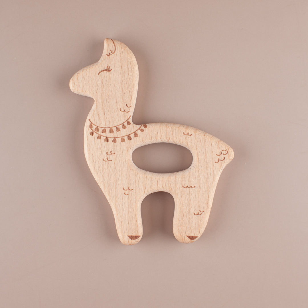 Wooden 2025 animal teether