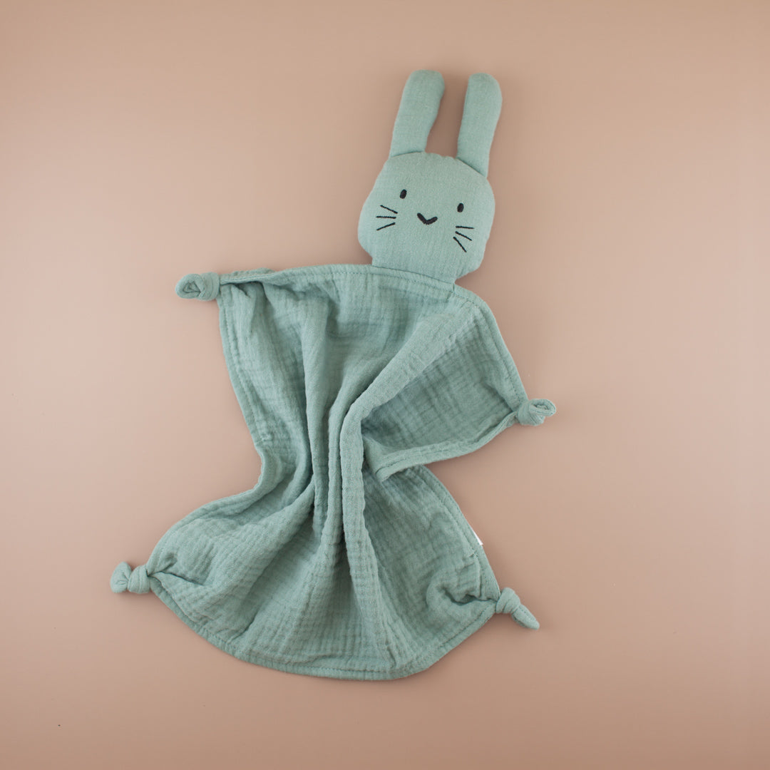 Mint Green Bunny Cuddle Comforter