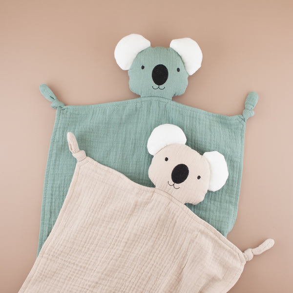 Mint Green Koala Cuddle Comforter