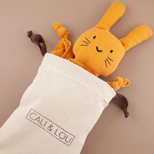 Mustard Bunny Cuddle Comforter