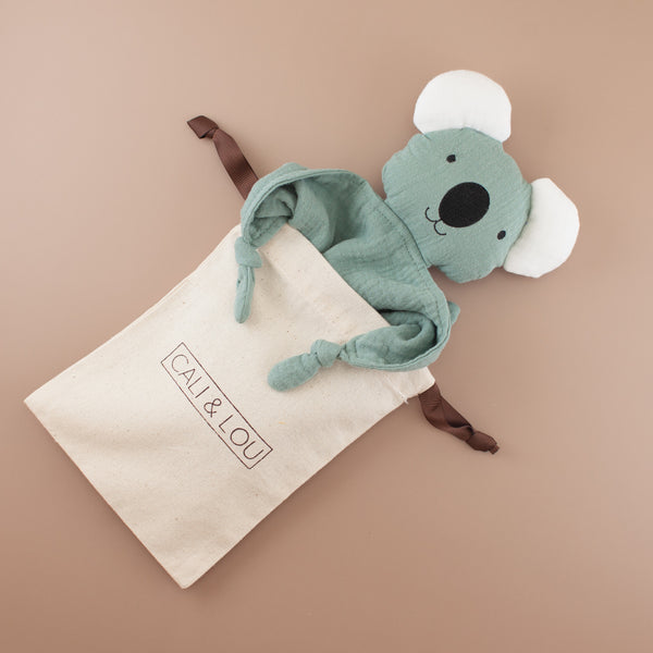 Mint Green Koala Cuddle Comforter