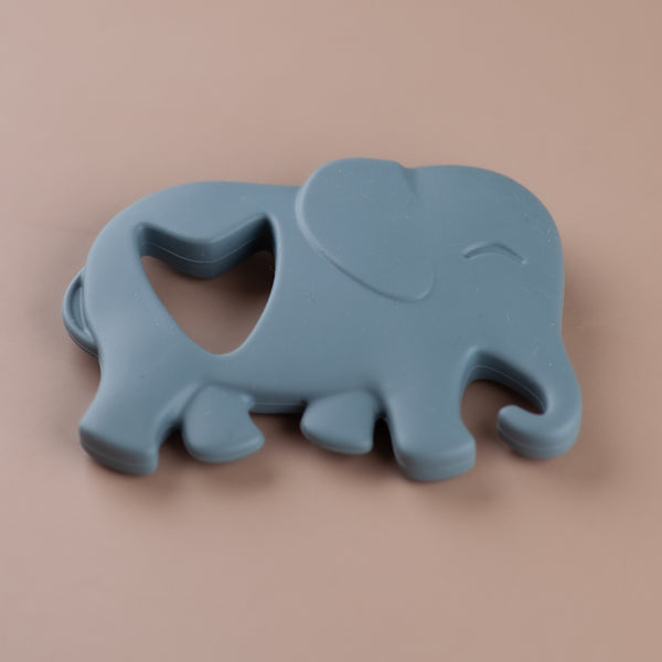 Grey Elephant Silicone Teether
