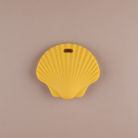 Mustard Shell Silicone Teether