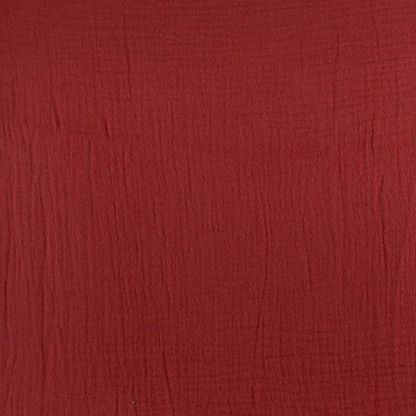 Burgundy Muslin Swaddle Blanket