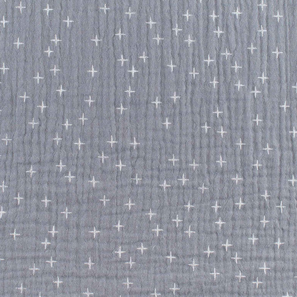 Grey Star Muslin Swaddle Blanket